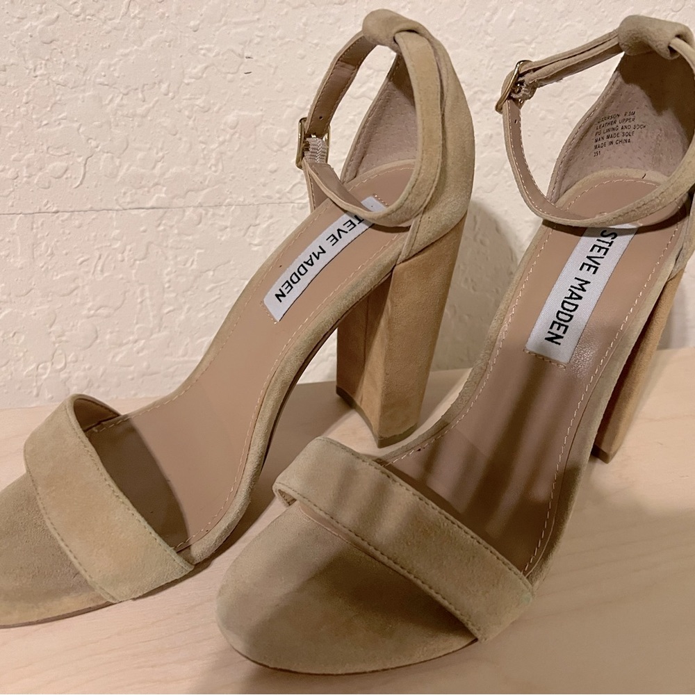 6.5 Steve Madden heals - worn once